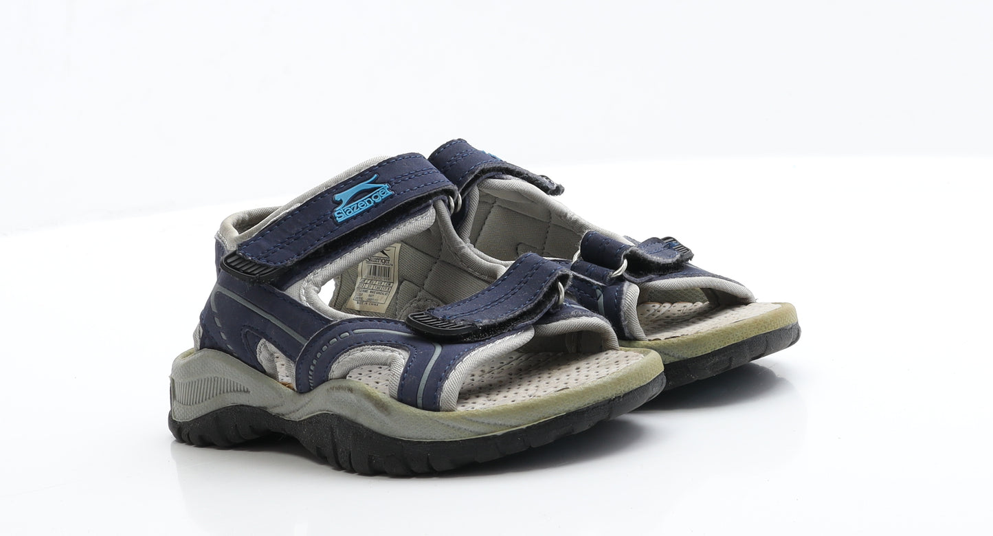 Slazenger Boys Blue  Polyester Slingback Casual 12 EUR 31