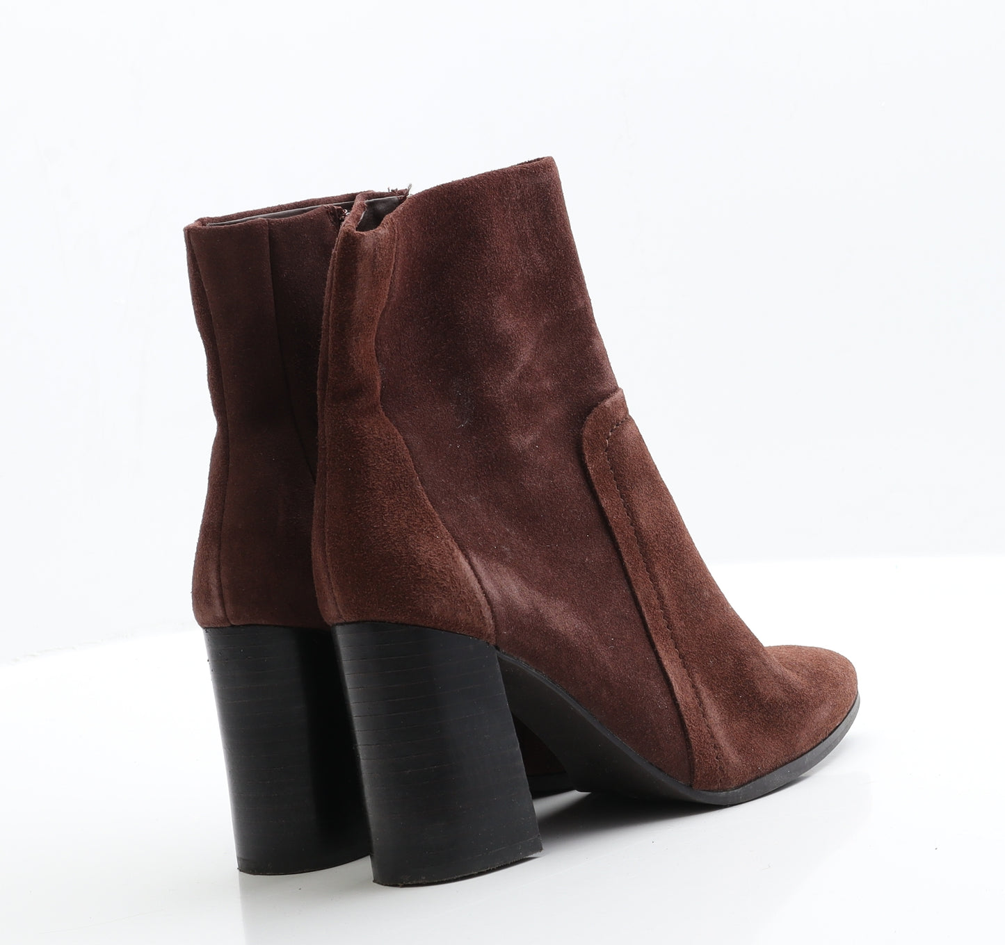 NEXT Womens Brown  Faux Suede Bootie Boot 4 EUR 37