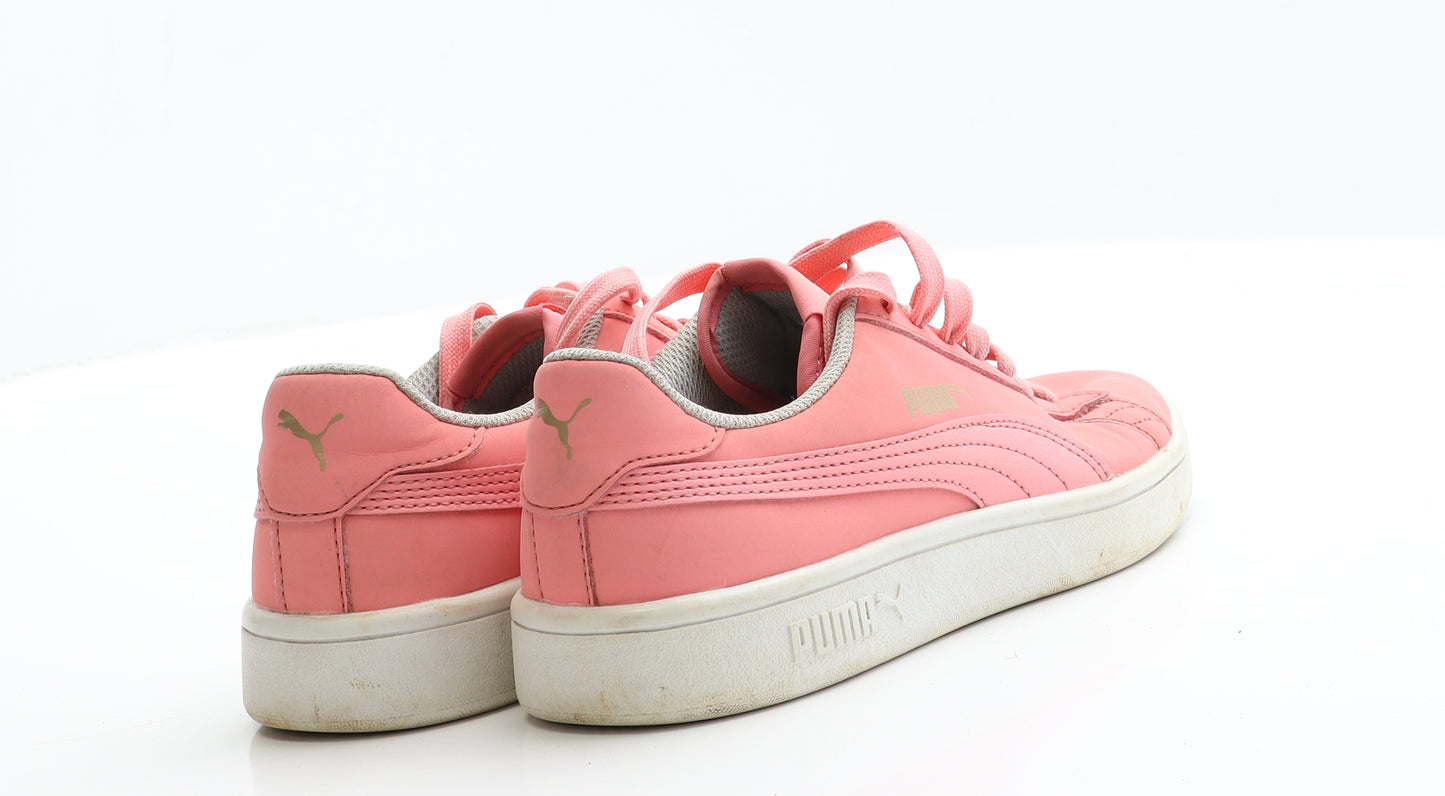 PUMA Girls Pink  Polyester Trainer  3 EUR 35.5