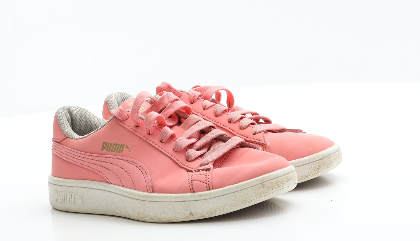 PUMA Girls Pink  Polyester Trainer  3 EUR 35.5