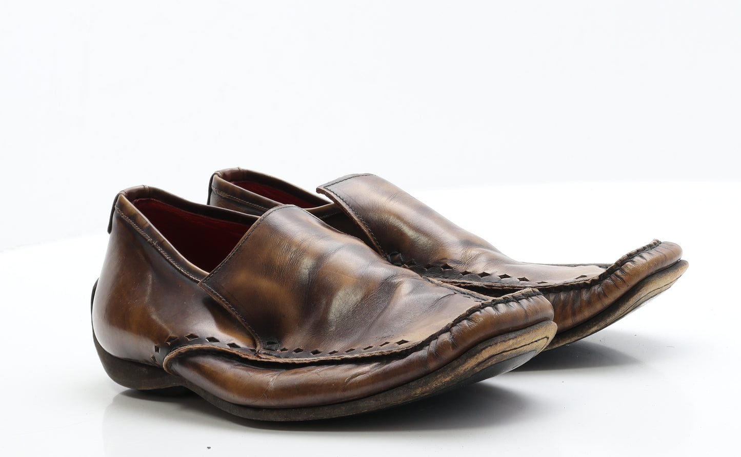 The Devil's Sole Mens Brown  Polyester Loafer Casual 9