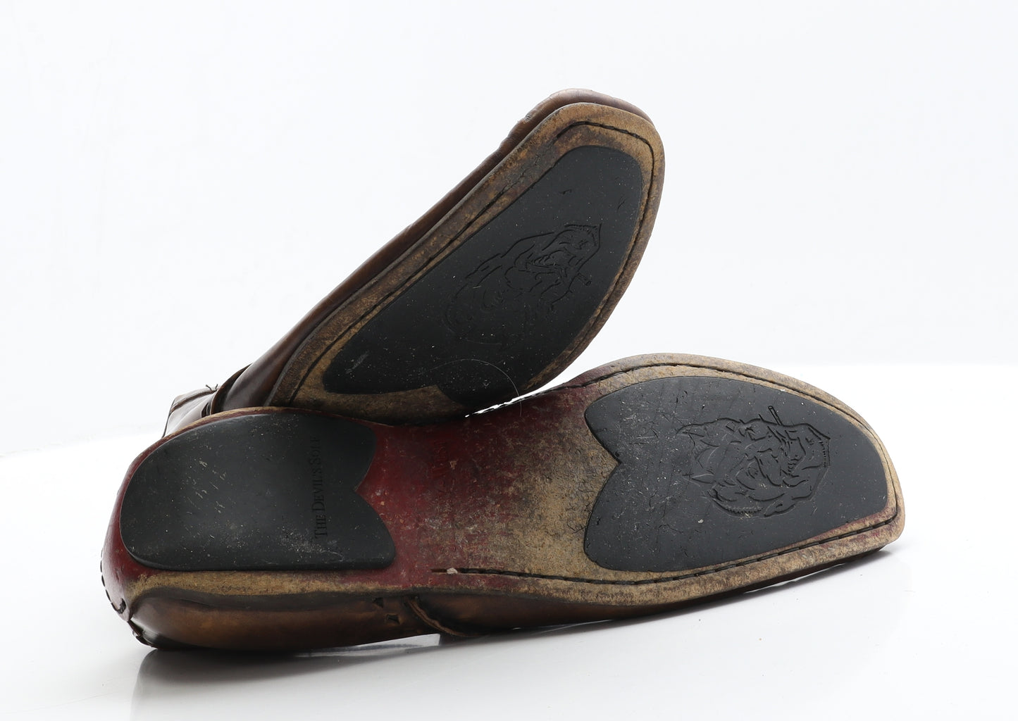 The Devil's Sole Mens Brown  Polyester Loafer Casual 9
