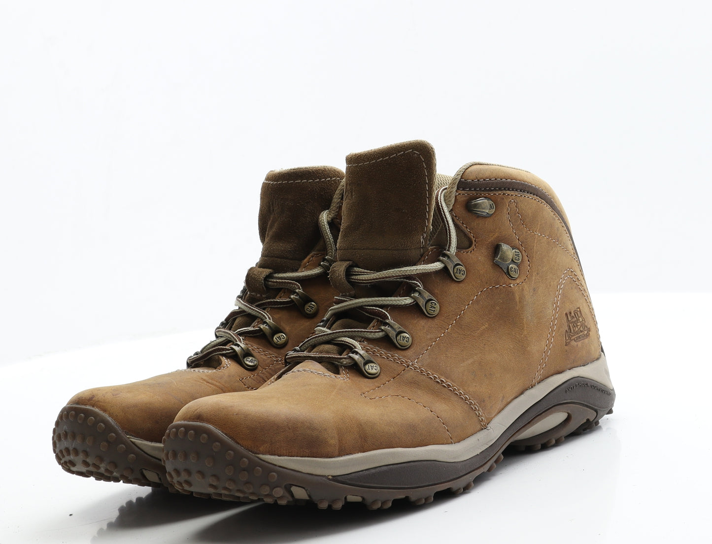 Caterpillar Mens Brown  Faux Suede Bootie Boot 8 EUR 42