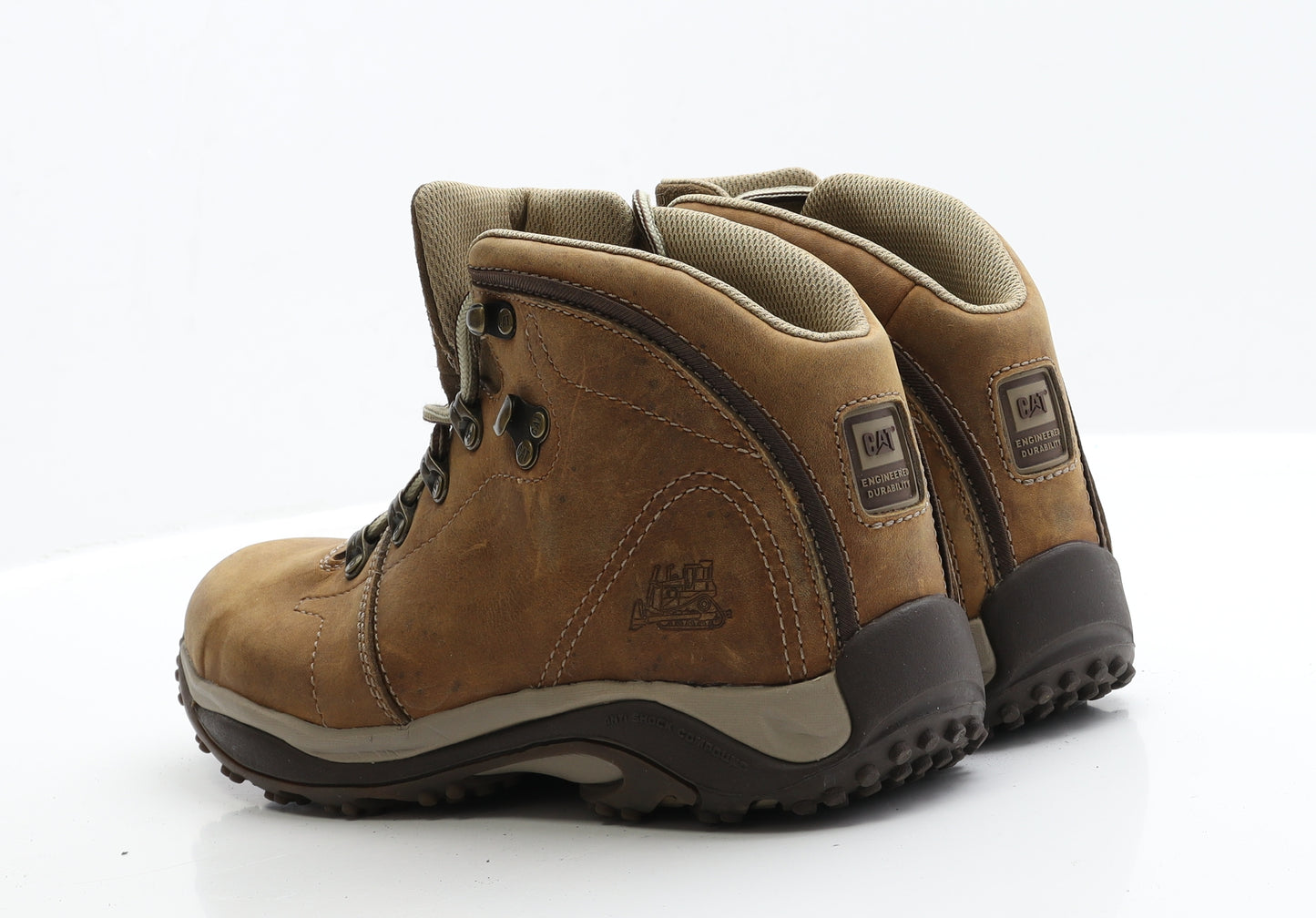 Caterpillar Mens Brown  Faux Suede Bootie Boot 8 EUR 42