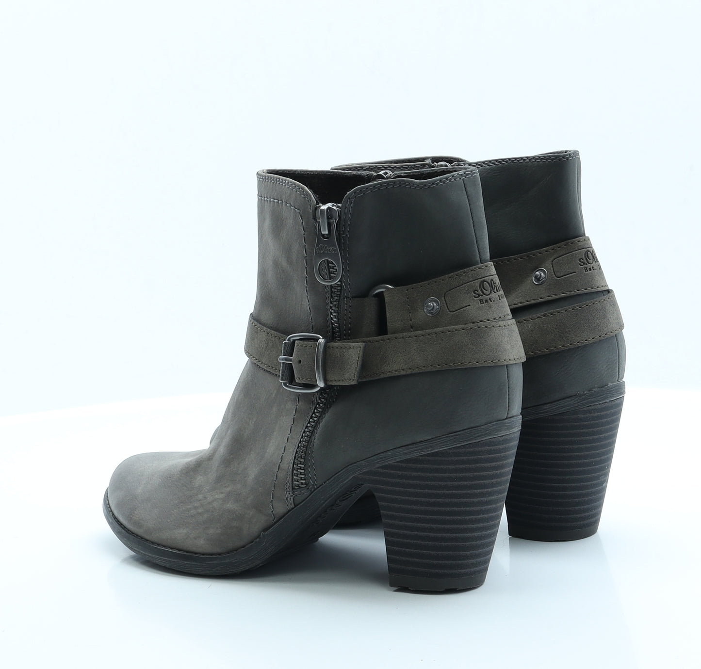 S. Oliver Womens Grey  Polyester Chelsea Boot 8 EUR 41