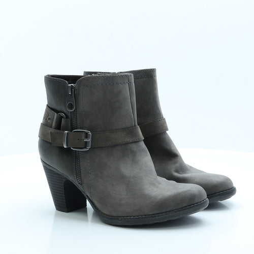 S. Oliver Womens Grey  Polyester Chelsea Boot 8 EUR 41