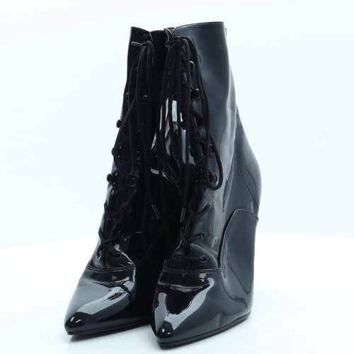 Pleaser Womens Black  Polyurethane Court Heel 13   - Unisex