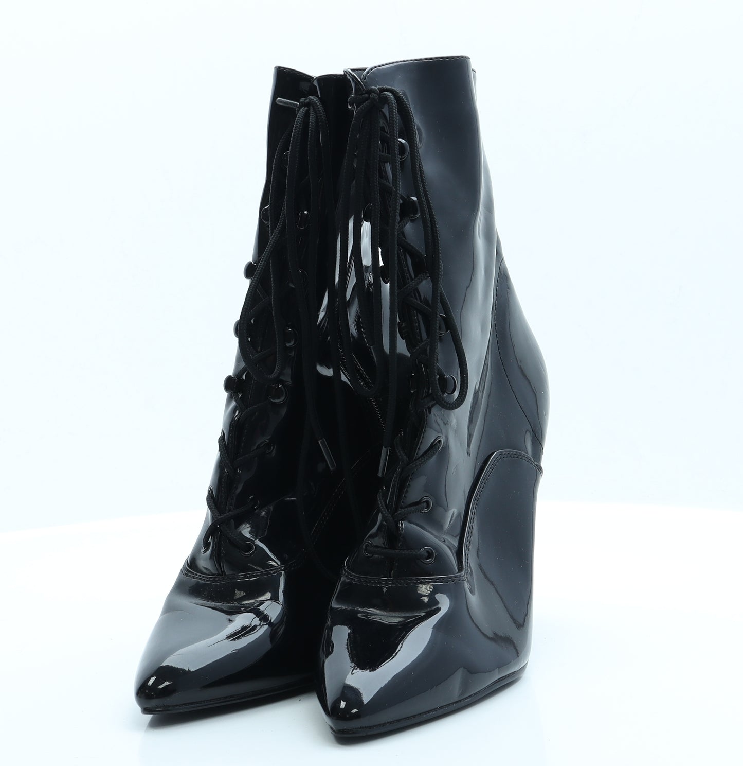 Pleaser Womens Black  Polyurethane Court Heel 13   - Unisex