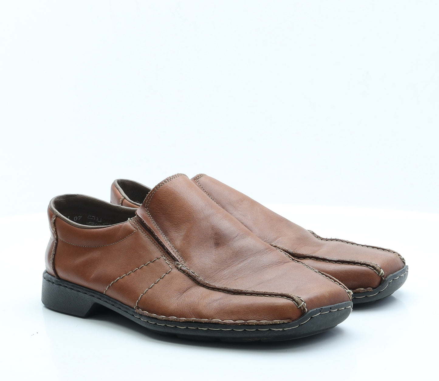 Rieker Mens Brown  Polyester Loafer Casual 11