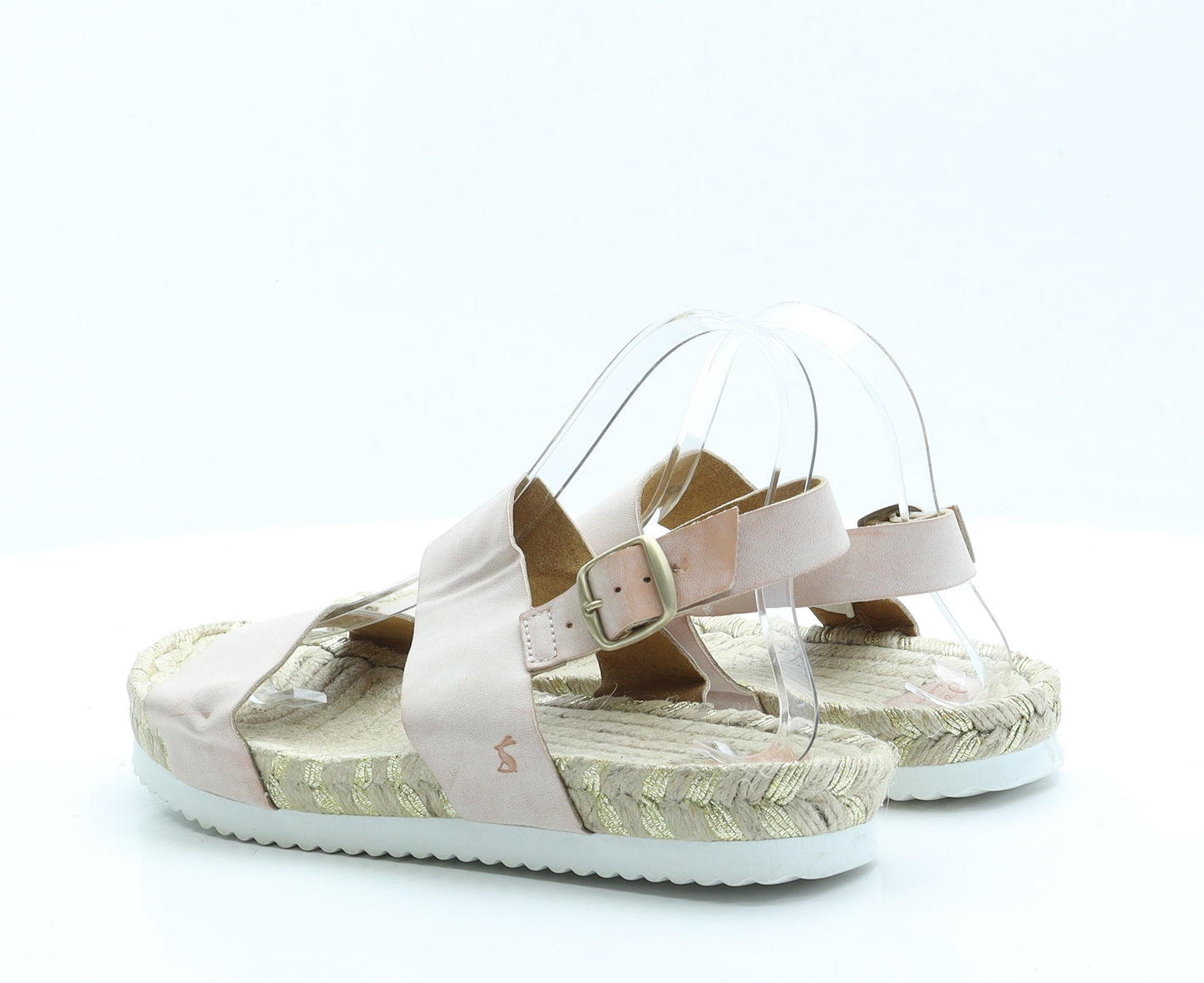 Joules Womens Pink  Polyamide Strappy Sandal 7