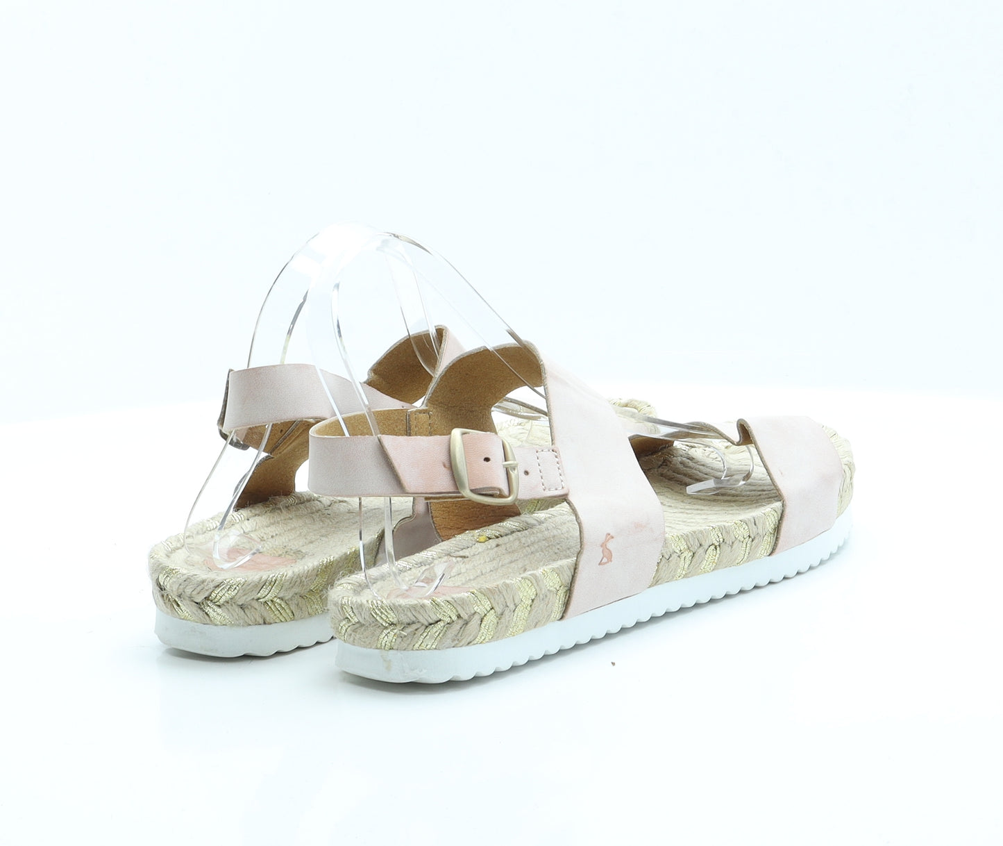 Joules Womens Pink  Polyamide Strappy Sandal 7