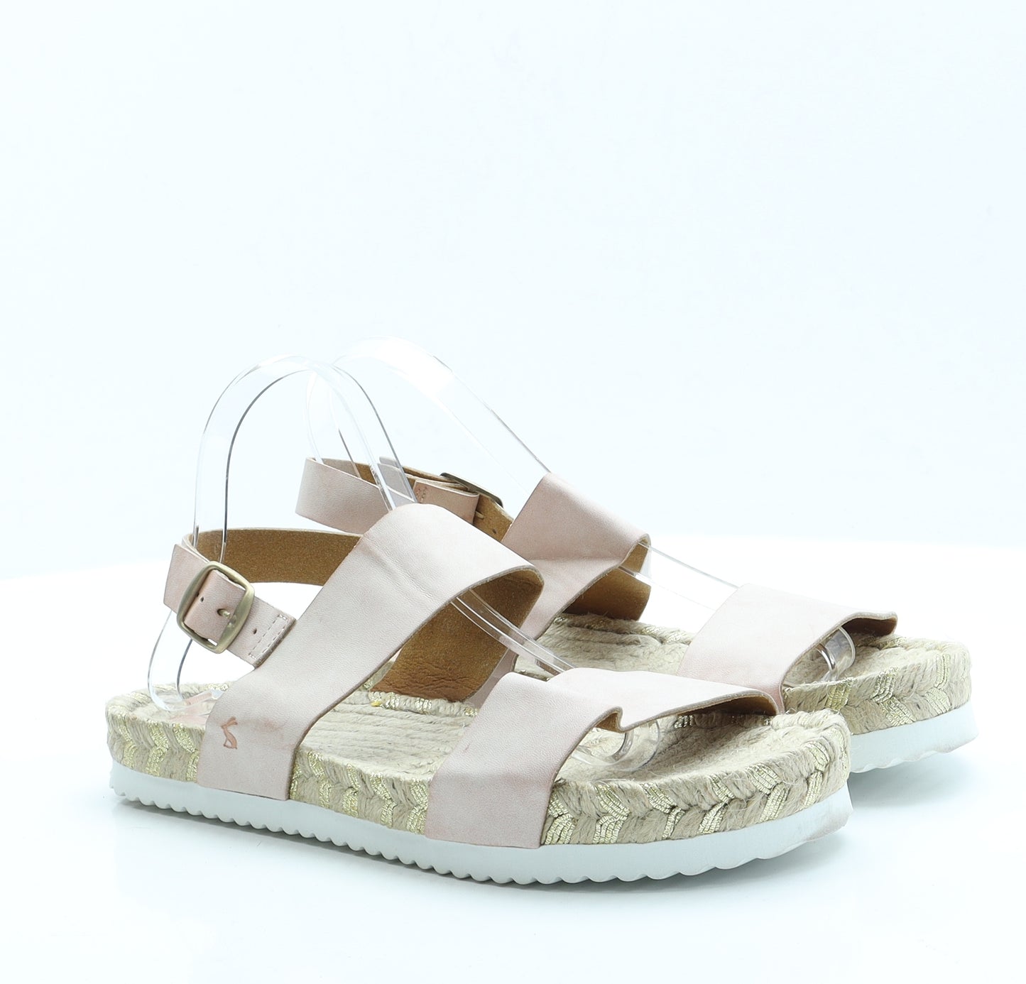 Joules Womens Pink  Polyamide Strappy Sandal 7