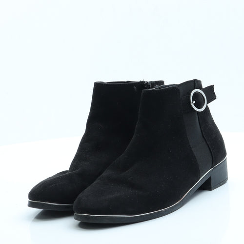 Primark Womens Black  Polyester Chelsea Boot 6 EUR 39 US 8