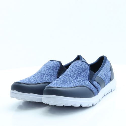 Coopers of Stortford Womens Blue  Polyester Slip On Flat 7
