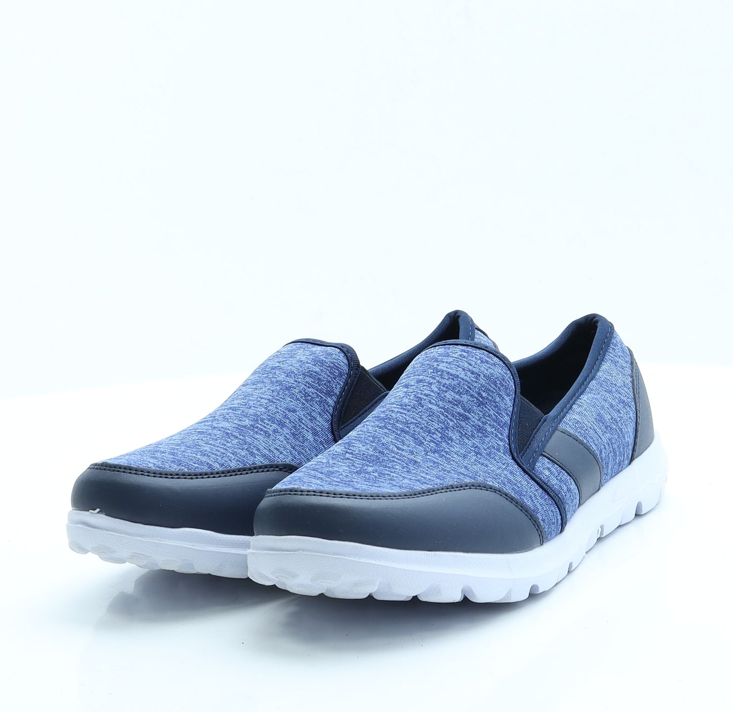 Coopers of Stortford Womens Blue  Polyester Slip On Flat 7