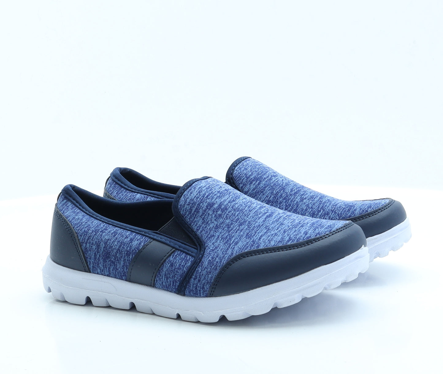 Coopers of Stortford Womens Blue  Polyester Slip On Flat 7