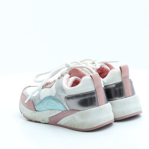 Marks and Spencer Girls Multicoloured Colourblock Polyester Trainer  13 EUR 32