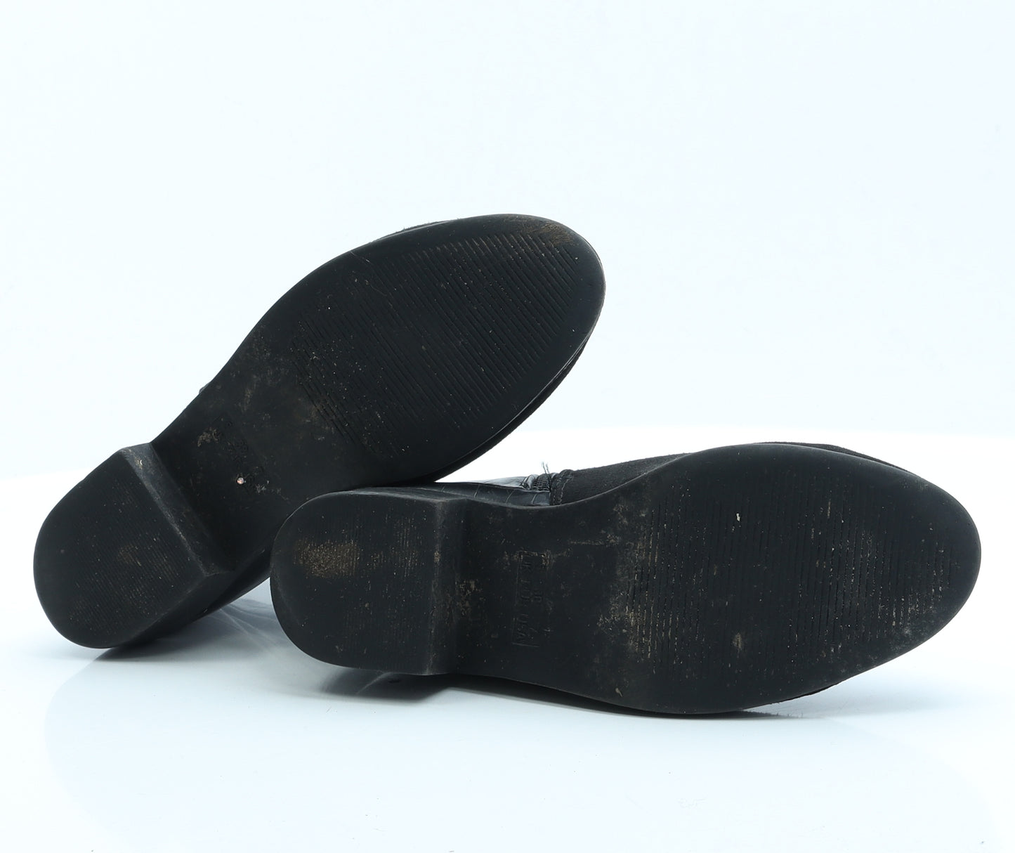 Primark Womens Black  Faux Leather Chelsea Boot 5 EUR 38 US 7