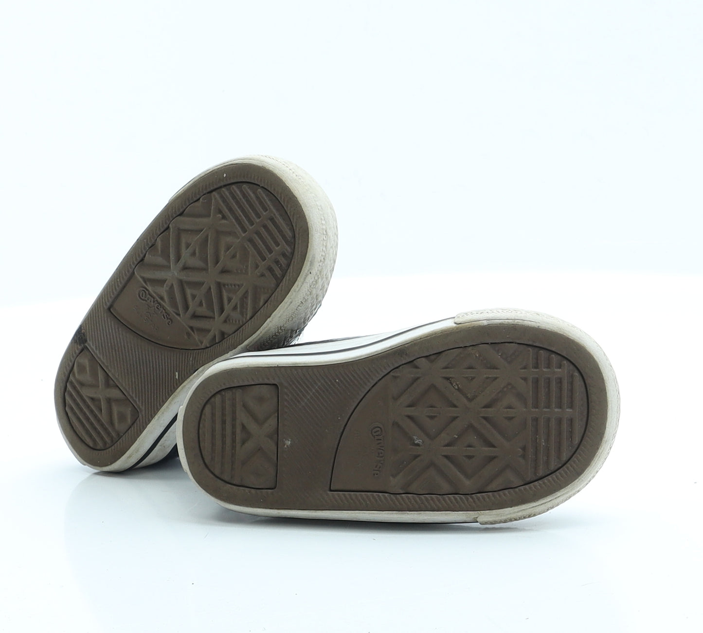 Converse Girls Black  Polyester Trainer  7 EUR 23