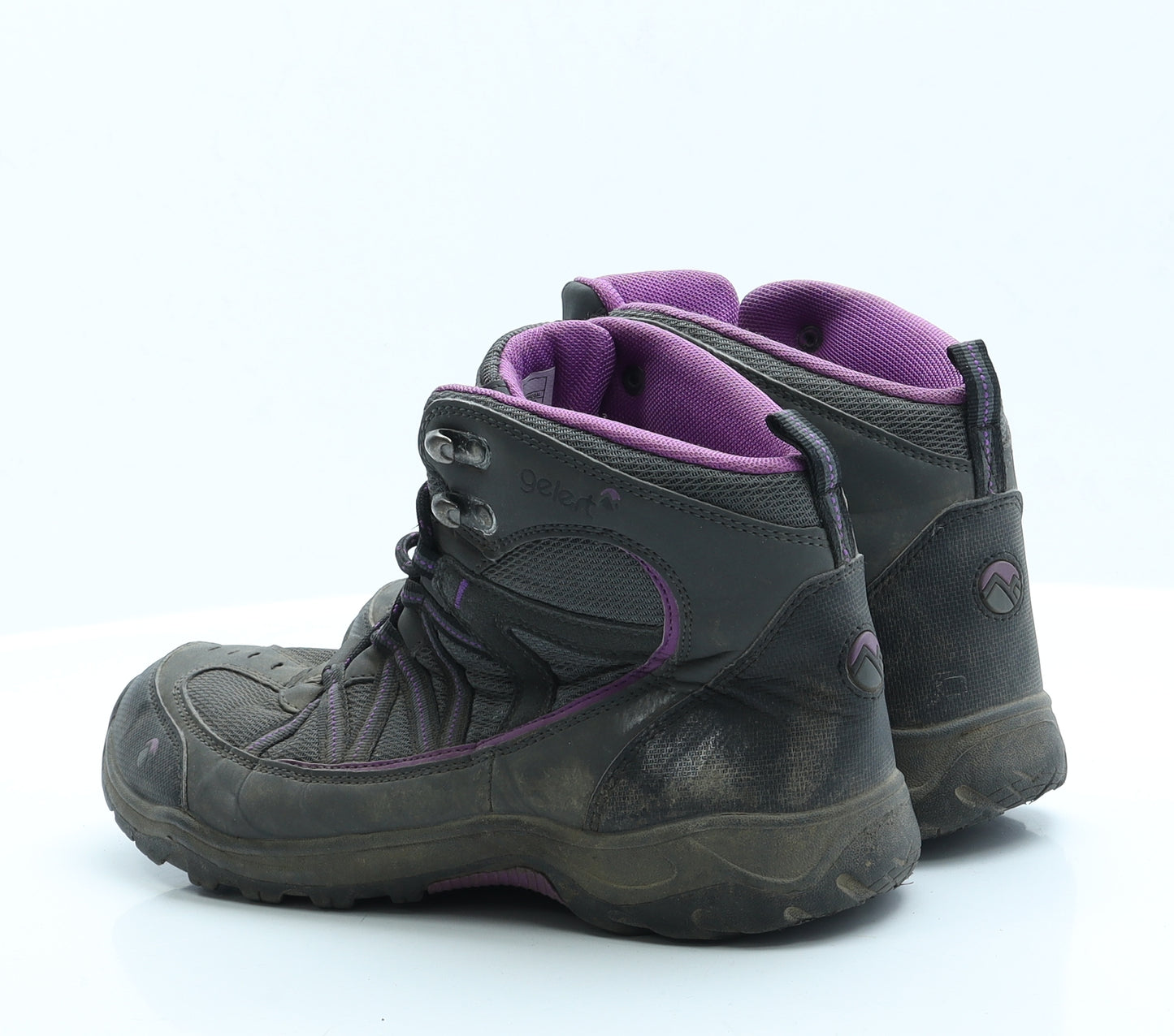 Gelert Womens Grey  Polyester Combat Boot 7 EUR 41 US 8 - Walking