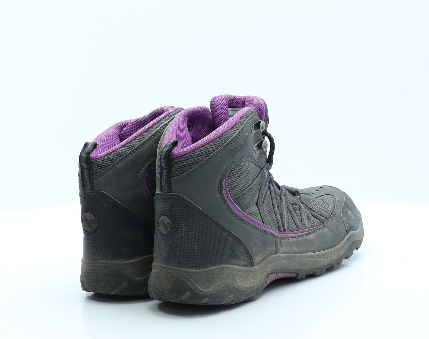 Gelert Womens Grey  Polyester Combat Boot 7 EUR 41 US 8 - Walking