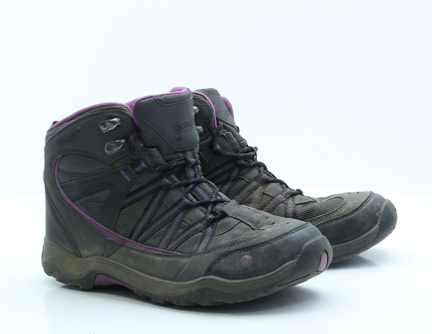 Gelert Womens Grey  Polyester Combat Boot 7 EUR 41 US 8 - Walking
