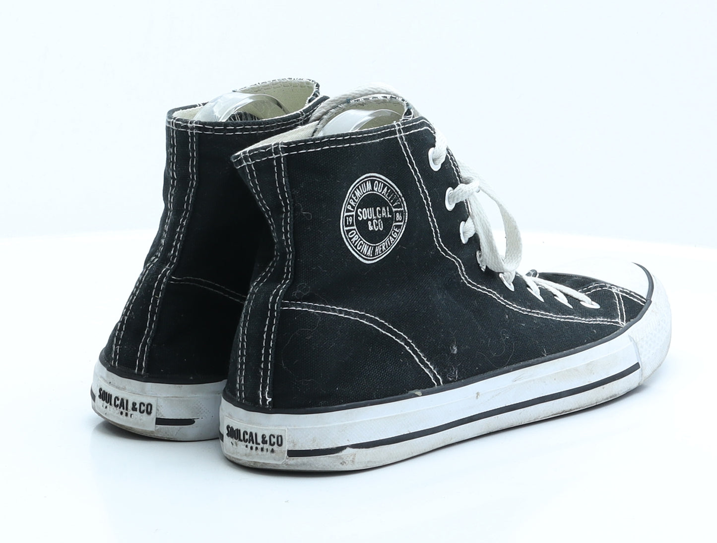 Soul Cal & Co Mens Black  Polyester Trainer Casual 9 EUR 43