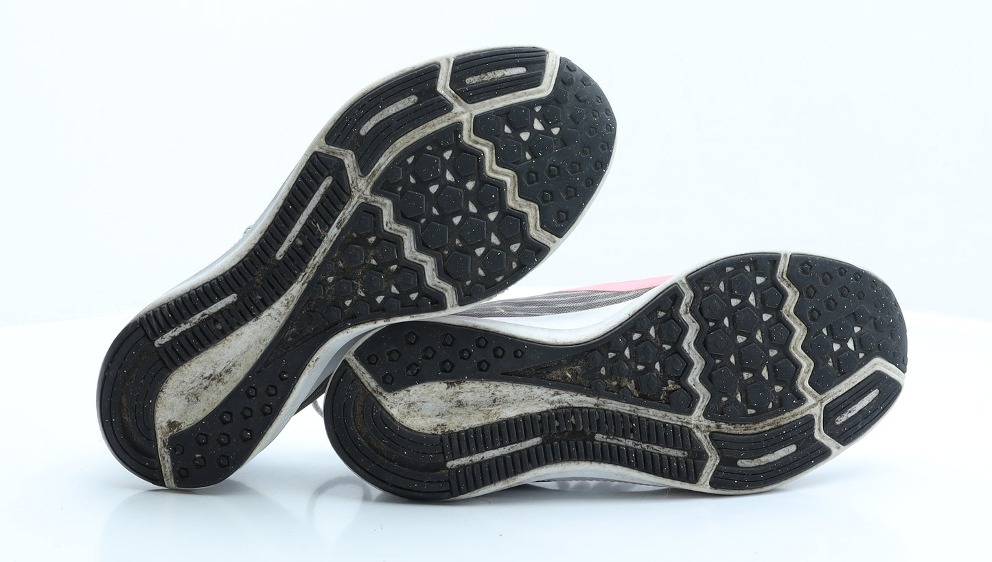 Nike Womens Grey  Polyester Trainer Flat 6 39