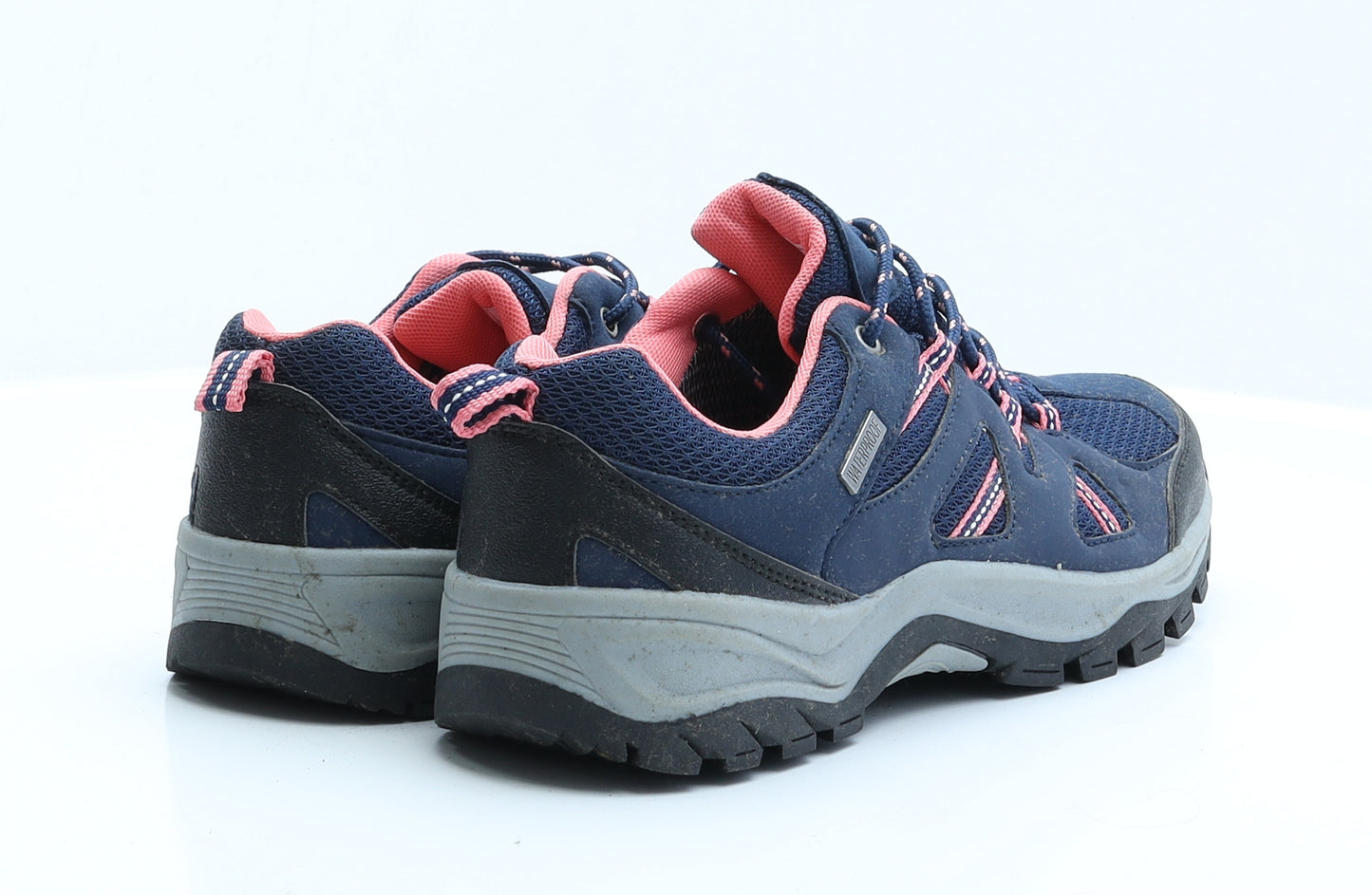 Dunnes Stores Womens Black  Faux Suede Trainer Flat 6 39  - Walking shoes