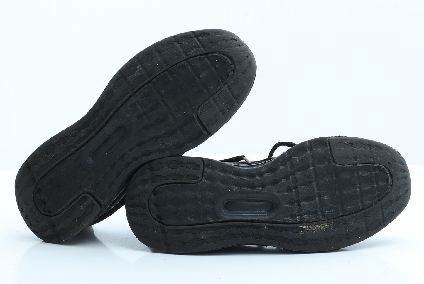 Preworn Boys Black  Polyester Trainer  5 EUR 38