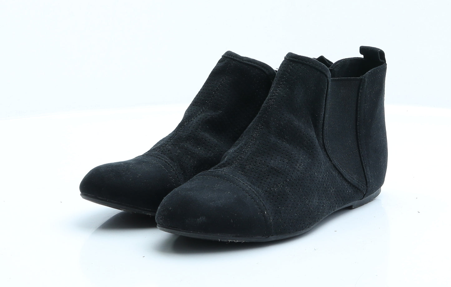Atmosphere Womens Black  Faux Suede Chelsea Boot 4 EUR 37