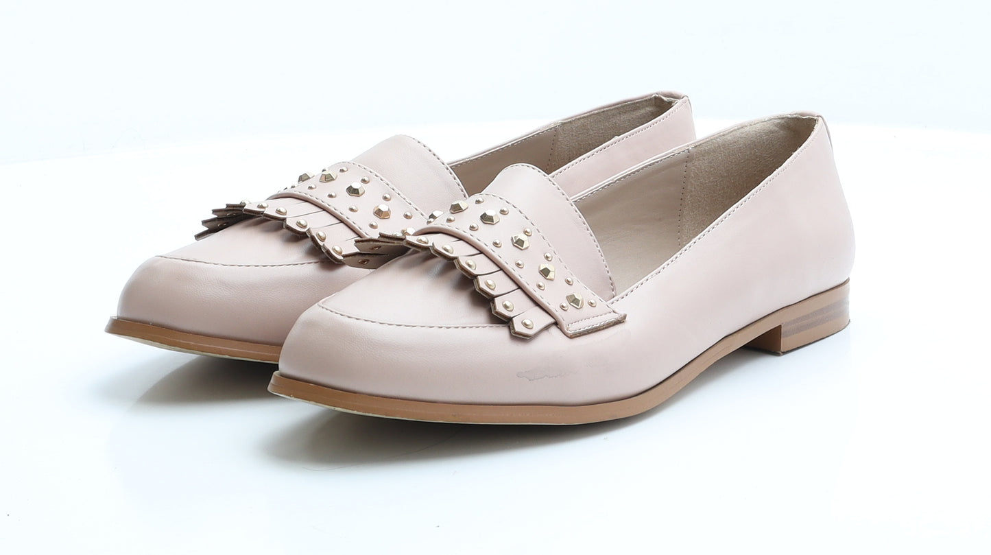 Carvela Womens Pink  Faux Leather Ballet Flat 8 EUR 41