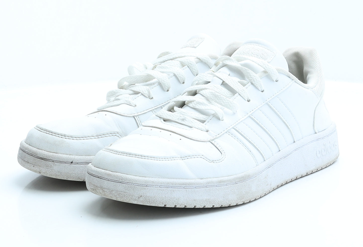 adidas Mens White  Polyester Trainer  8.5 EUR 42.5