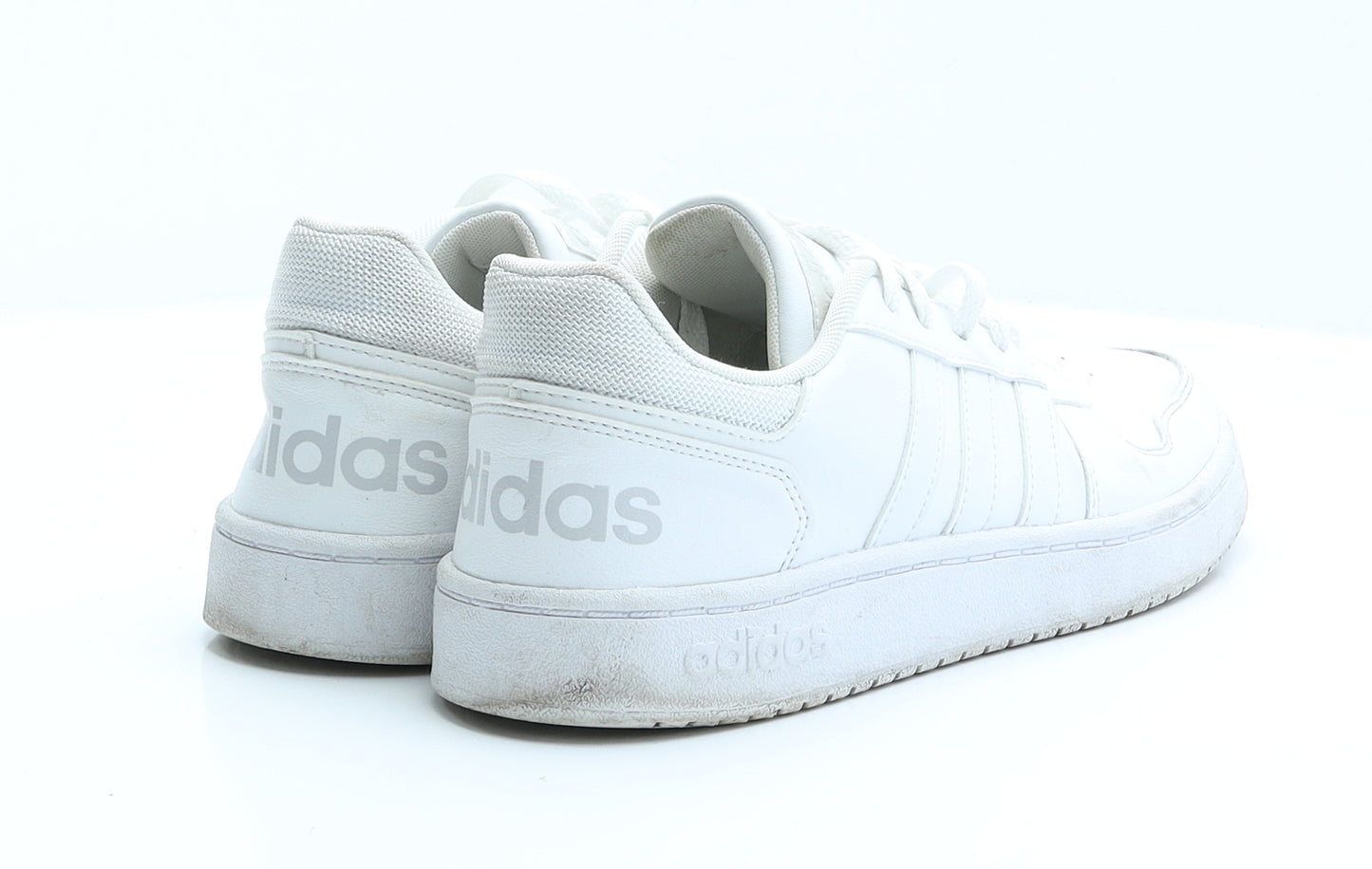 adidas Mens White  Polyester Trainer  8.5 EUR 42.5