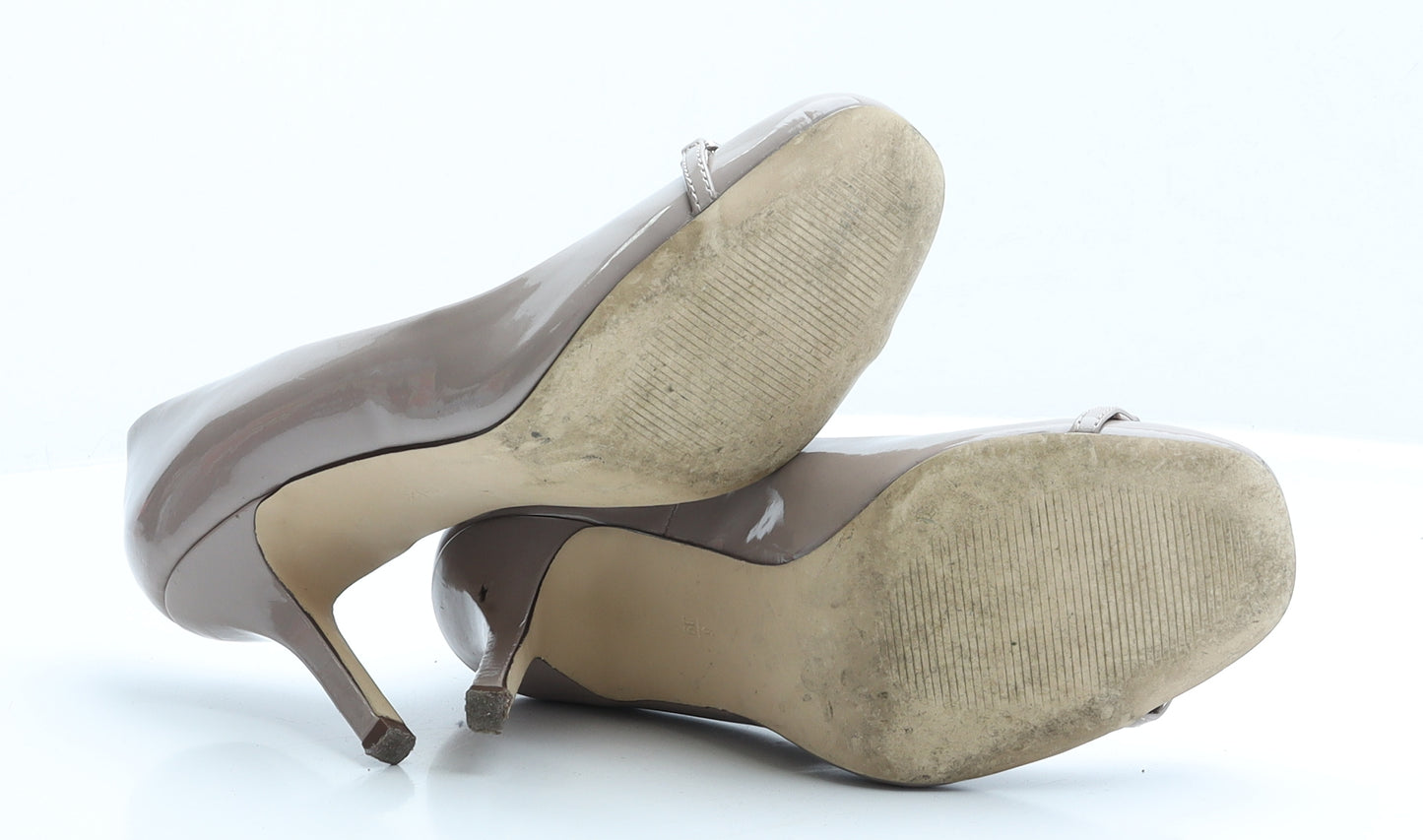 NEXT Womens Pink  Patent Leather Court Heel 6 EUR 39