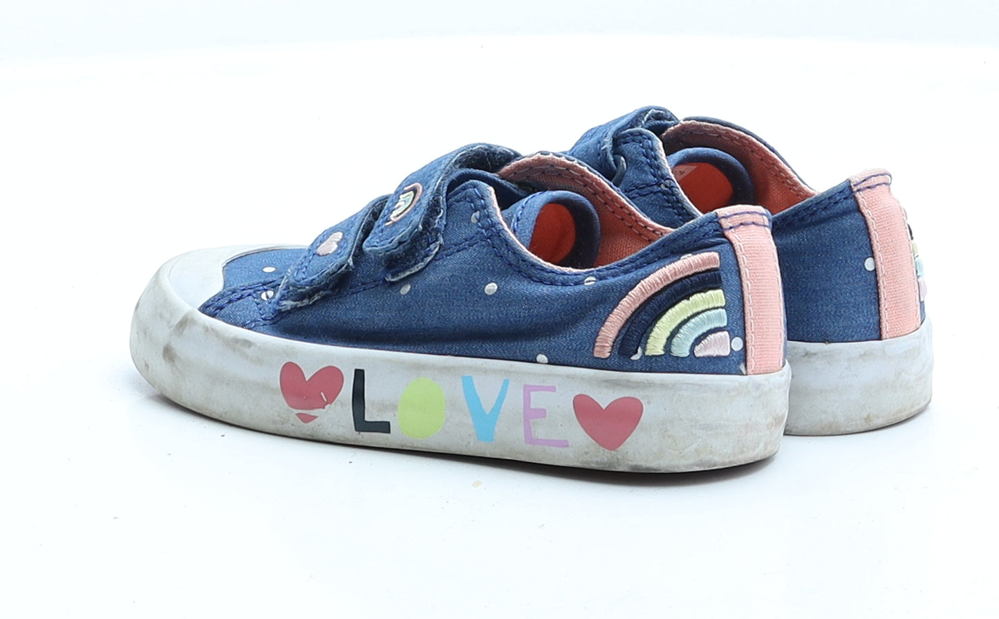 George Girls Blue  Polyester Trainer  7 EUR 24