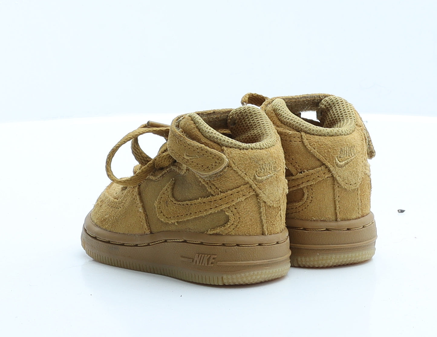 Nike Boys Brown Polyester Trainer UK 1.5 EUR 17