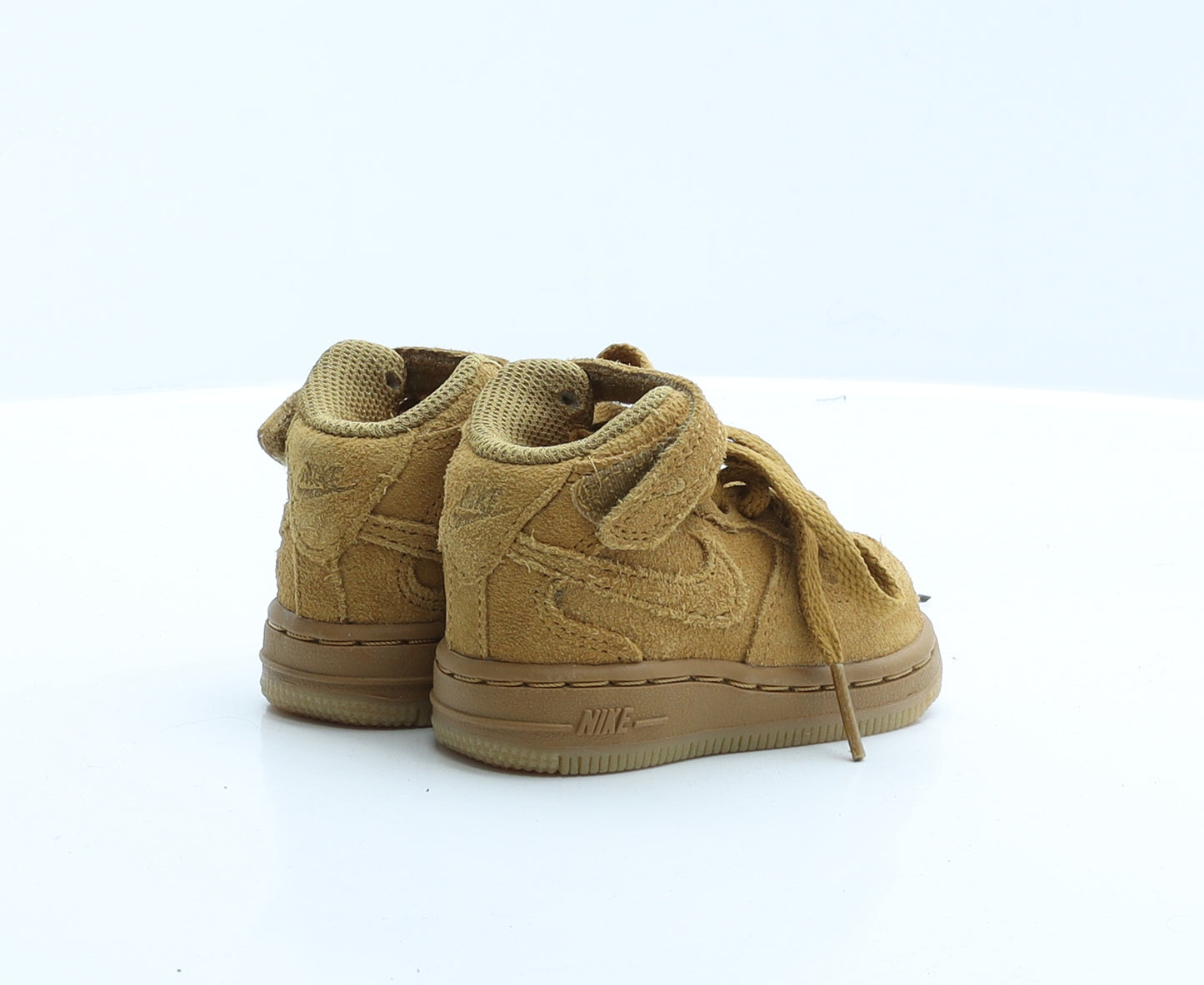 Nike Boys Brown Polyester Trainer UK 1.5 EUR 17