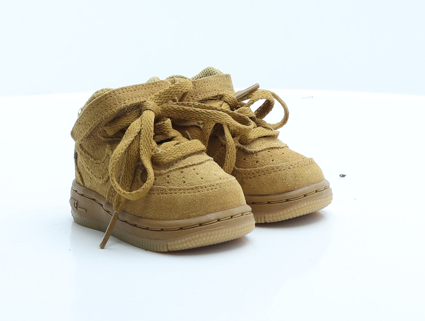 Nike Boys Brown Polyester Trainer UK 1.5 EUR 17