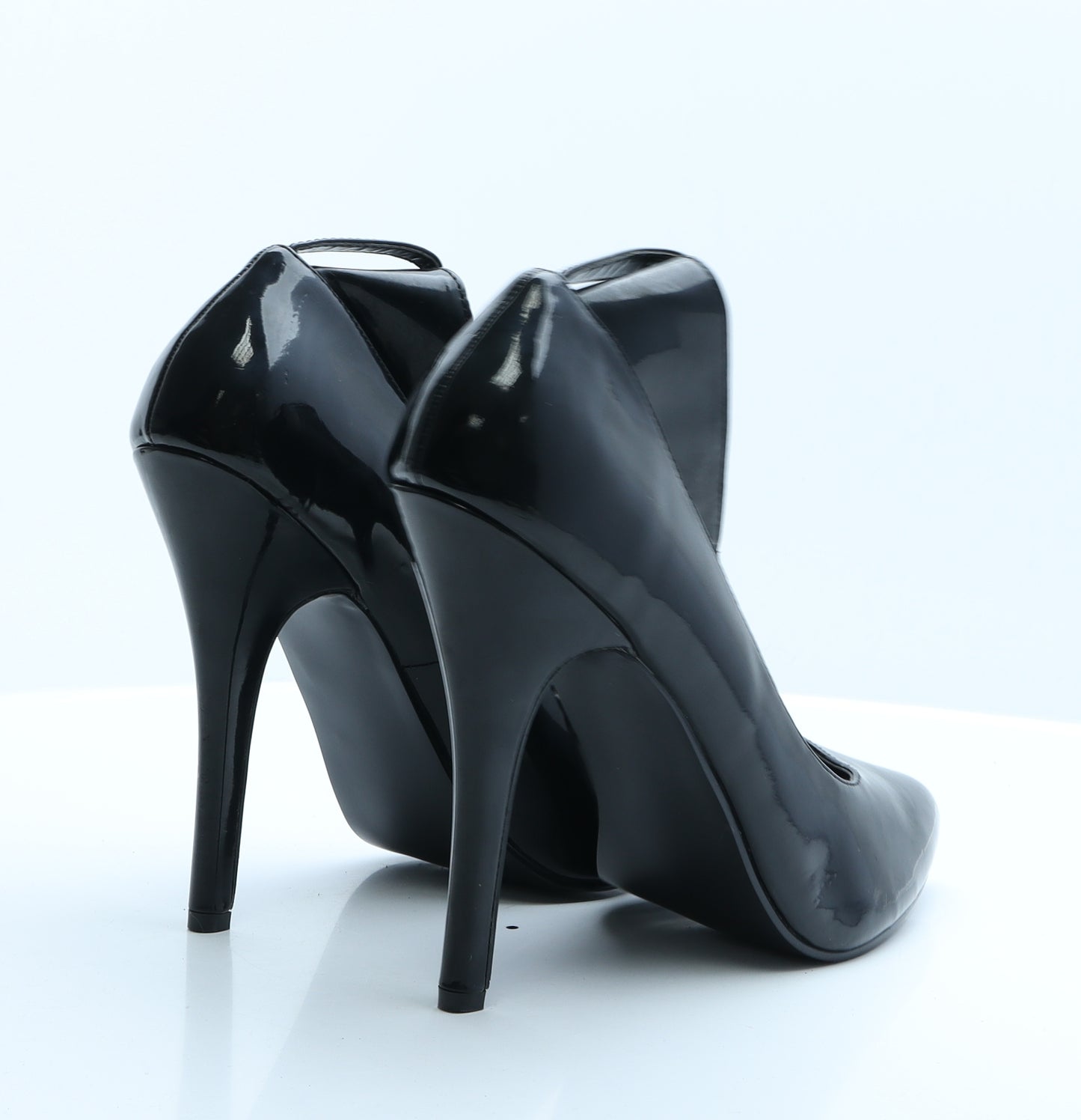 Pleaser Womens Black  Polyester Court Heel 13   - Unisex