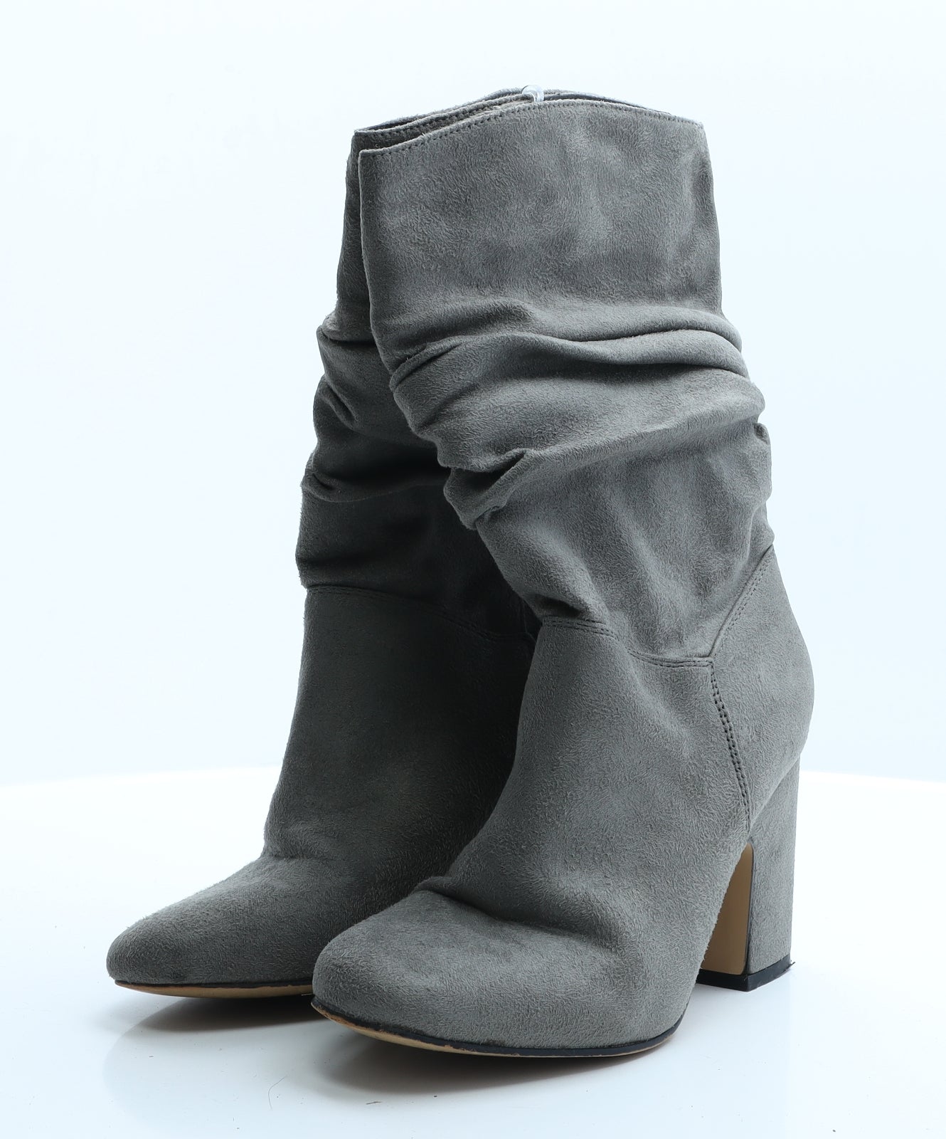 Dorothy Perkins Womens Grey  Polyester Slip On Boot 5
