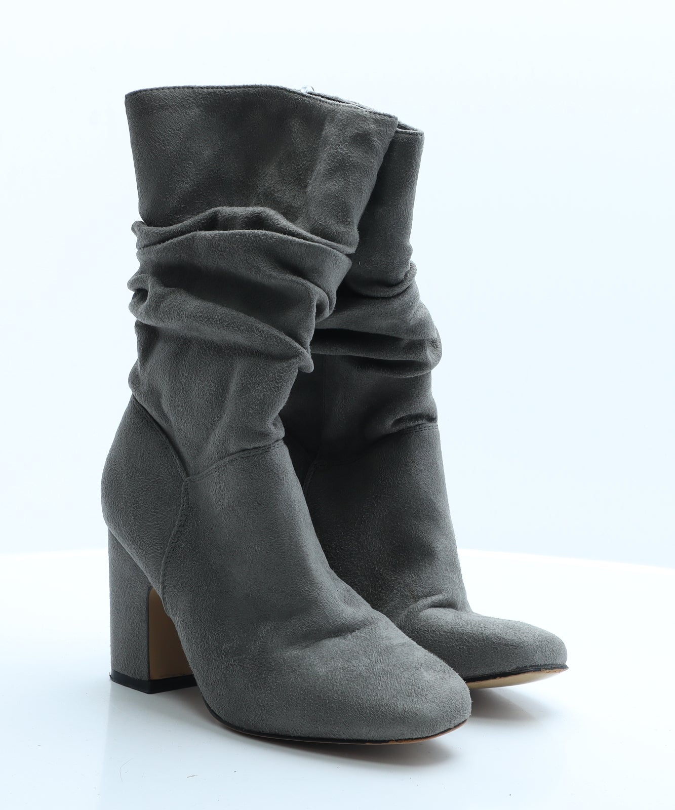 Dorothy Perkins Womens Grey  Polyester Slip On Boot 5