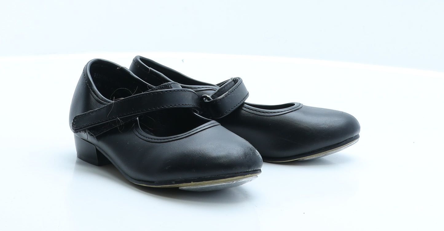 1st position Girls Black  Polyamide Ballet Heel 8   - Tap dancing