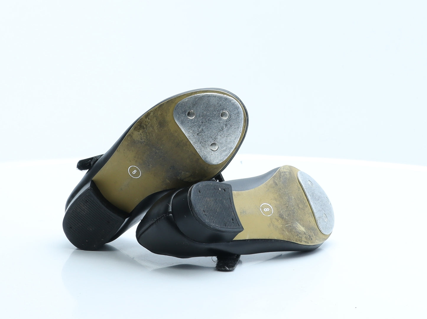 1st position Girls Black  Polyamide Ballet Heel 8   - Tap dancing