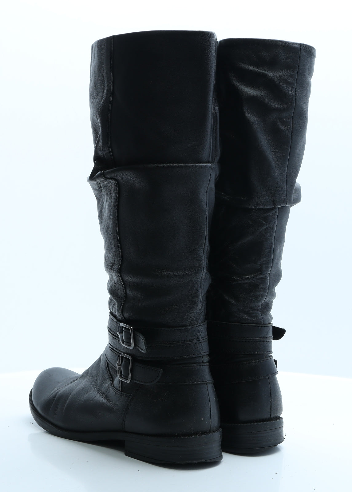 Pavers Womens Black  Polyester Slip On Boot 7