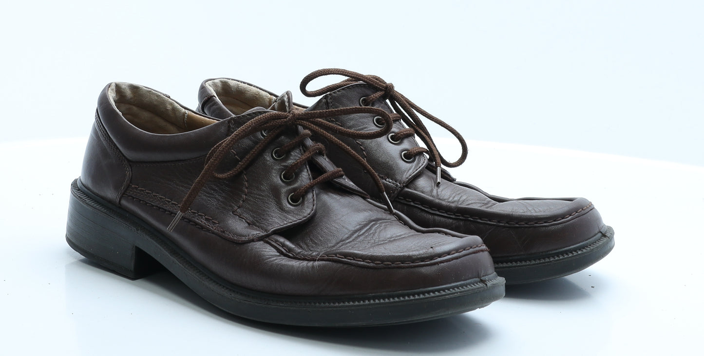 WalkAir Mens Brown  Polyester Boat Shoe Casual 8