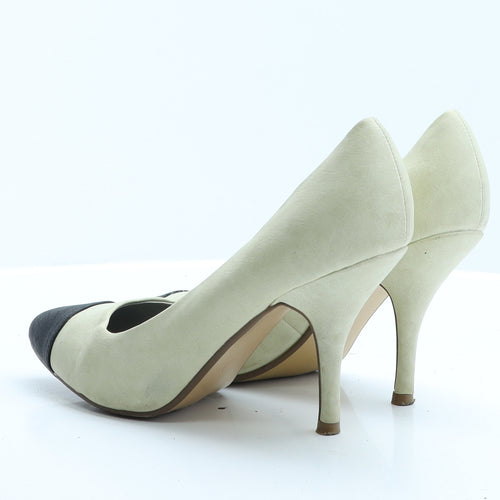 Atmosphere Womens Beige Colourblock Polyester Court Heel 5 EUR 38