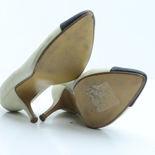 Atmosphere Womens Beige Colourblock Polyester Court Heel 5 EUR 38