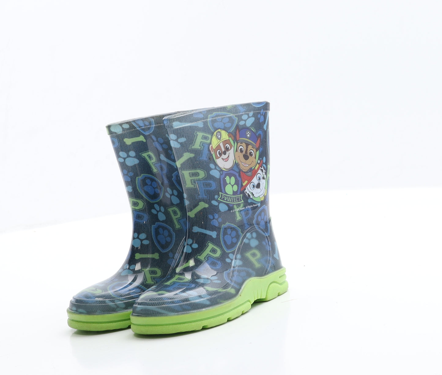Paw Patrol Boys Blue  Rubber Wellies Boot 5   - Paw Patrol