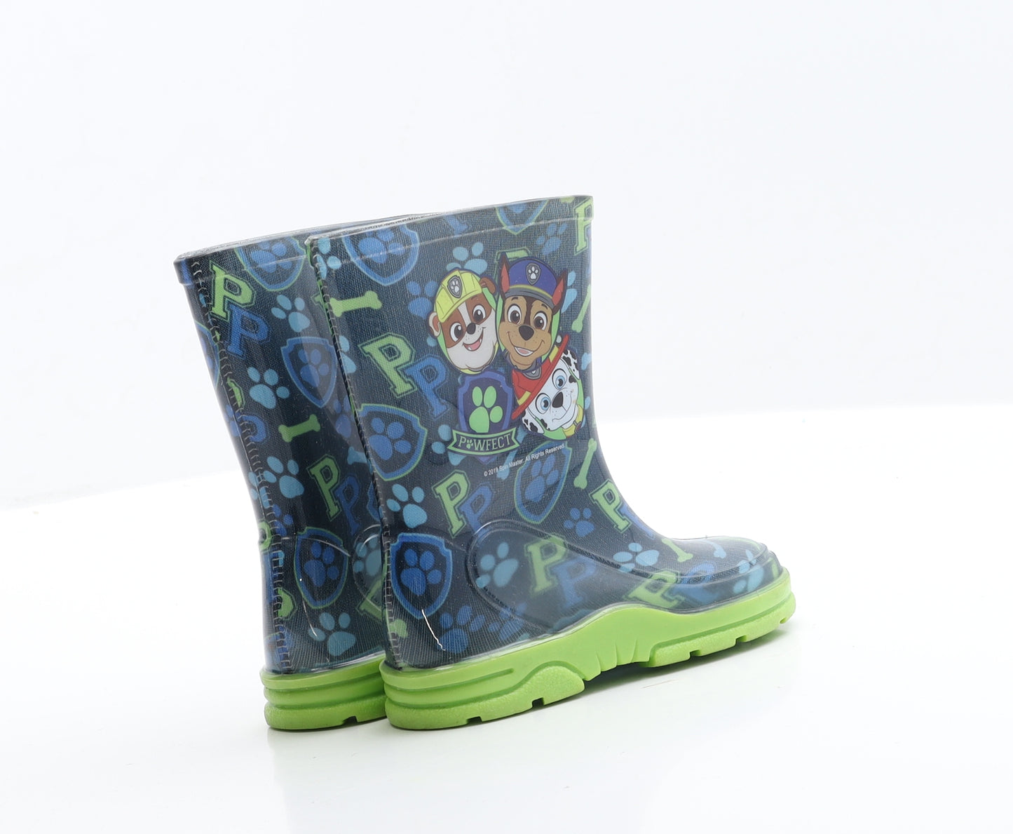 Paw Patrol Boys Blue  Rubber Wellies Boot 5   - Paw Patrol